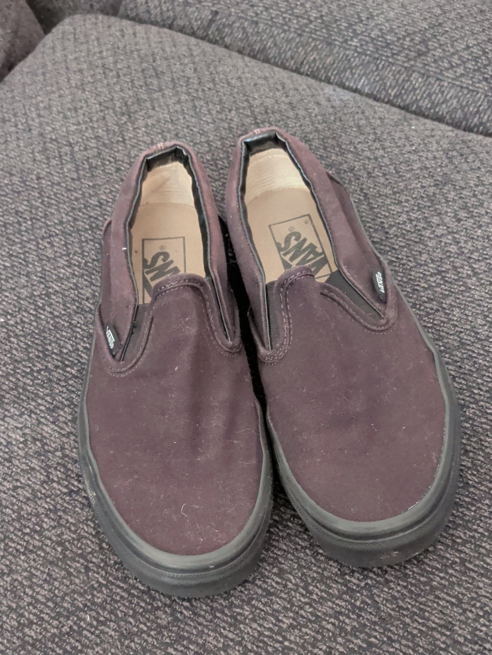 Vans Slip-On Canvas Loafers Black